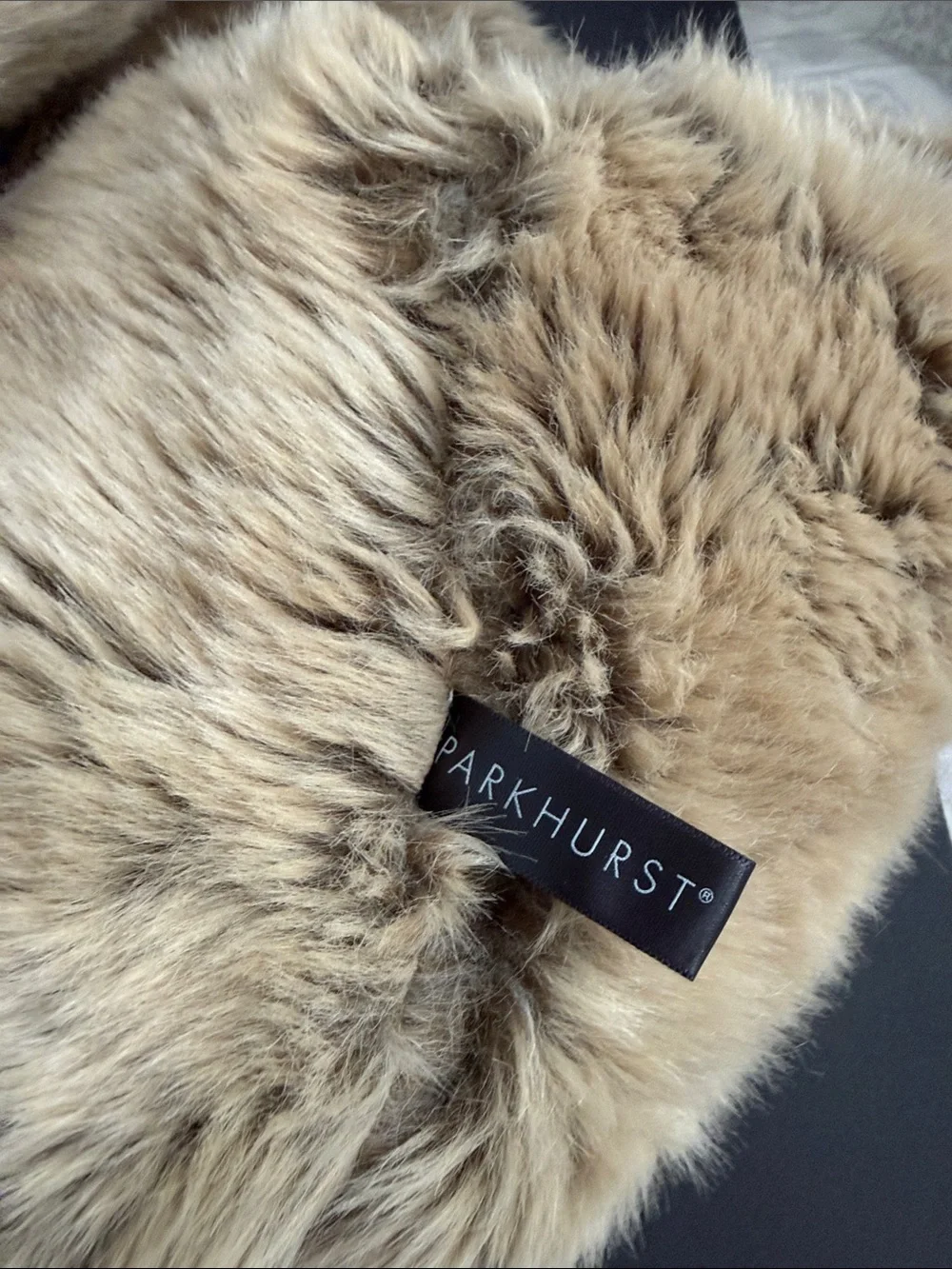 Parkhurst Plush Faux Fur Wrap Scarf/Neck Warmer